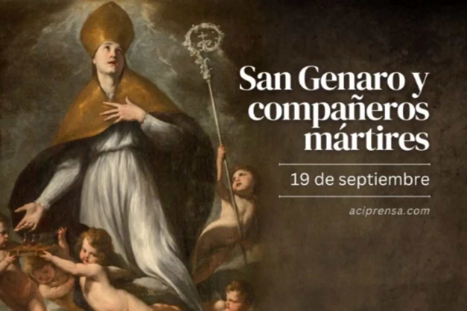 Hoy celebramos a San Genaro, mártir, patrono de los donantes de sangre