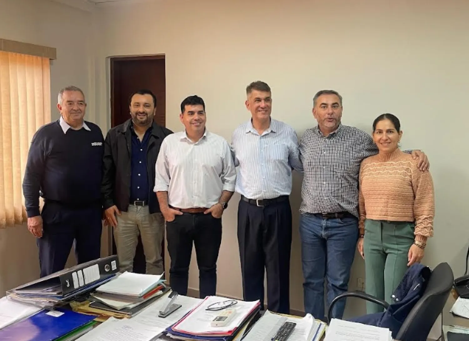 Intendente municipal recibe a Senador mirando trabajos políticos para las próximas elecciones