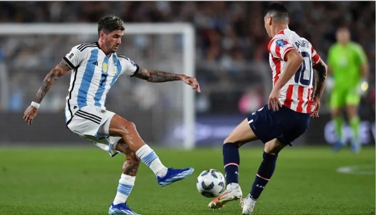 Paraguay la saca barata ante Argentina; partido flojo y derrota por la mínima