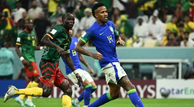 Brasil tropieza sobre la hora ante Camerún, pero va a octavos como líder