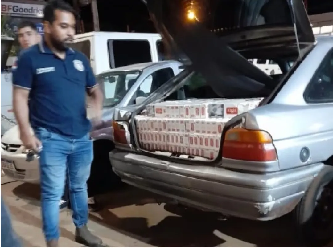 Chats revelan participación de Lalo Gomes en tráfico de cigarrillos