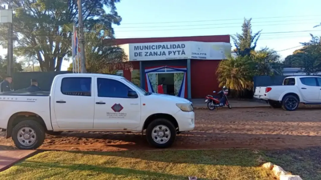 Allanan Municipalidad de Zanja Pytã en seguimiento de una denuncia de apropiacion
