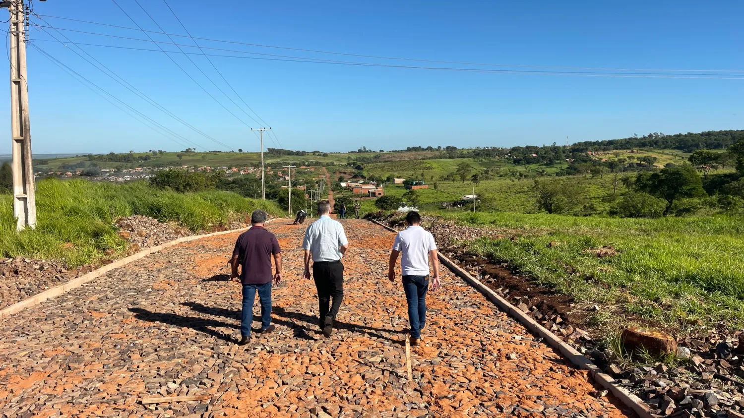 Intendente Municipal realiza recorrido de calles en obras que unirán el Asentamiento San Francisco con Callejón Genes