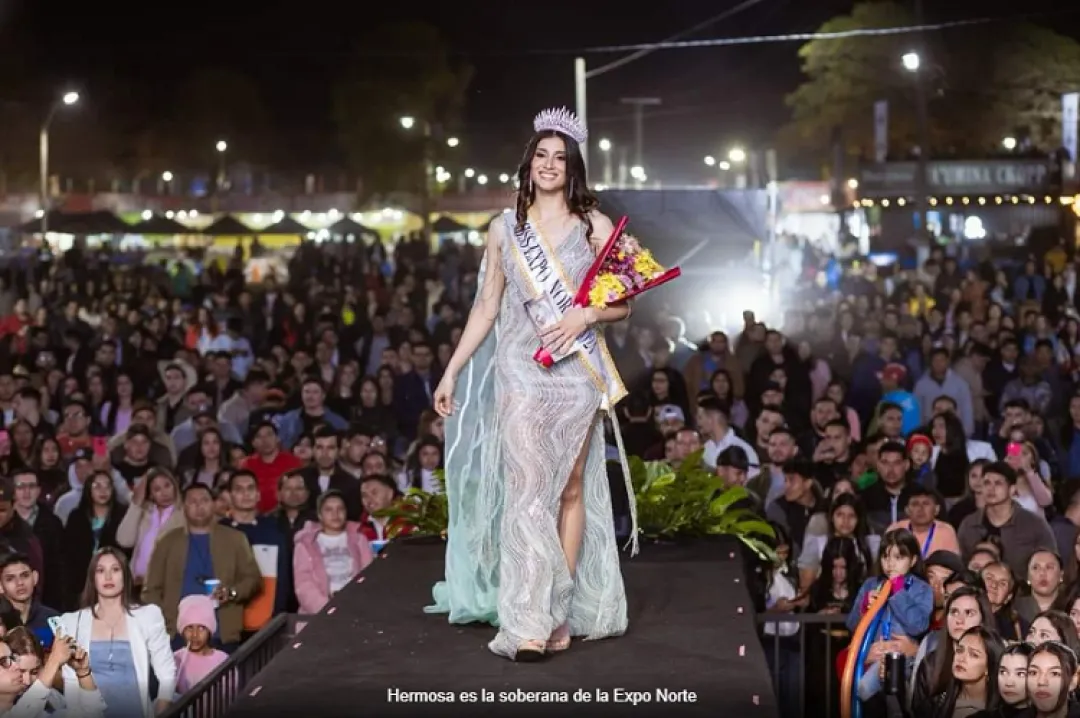 Asiget Lis Marina Huerta Vera es coronada como Miss Expo Norte 2024