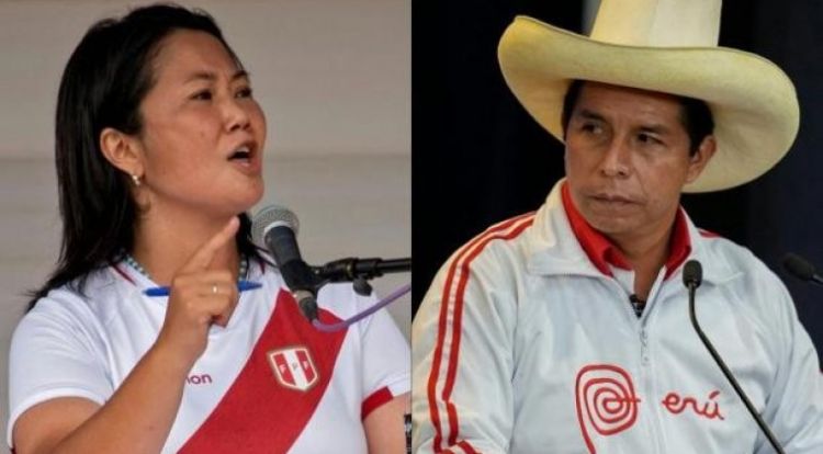 ELECCIONES EN PERÚ: KEIKO SUPERA LIGERAMENTE A CASTILLO, SEGÚN BOCA DE URNA