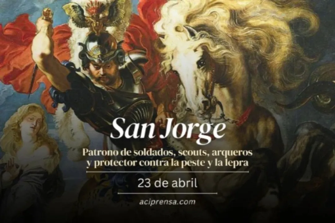 Hoy 23 celebramos a San Jorge, protector del Papado e intercesor en la lucha contra el mal