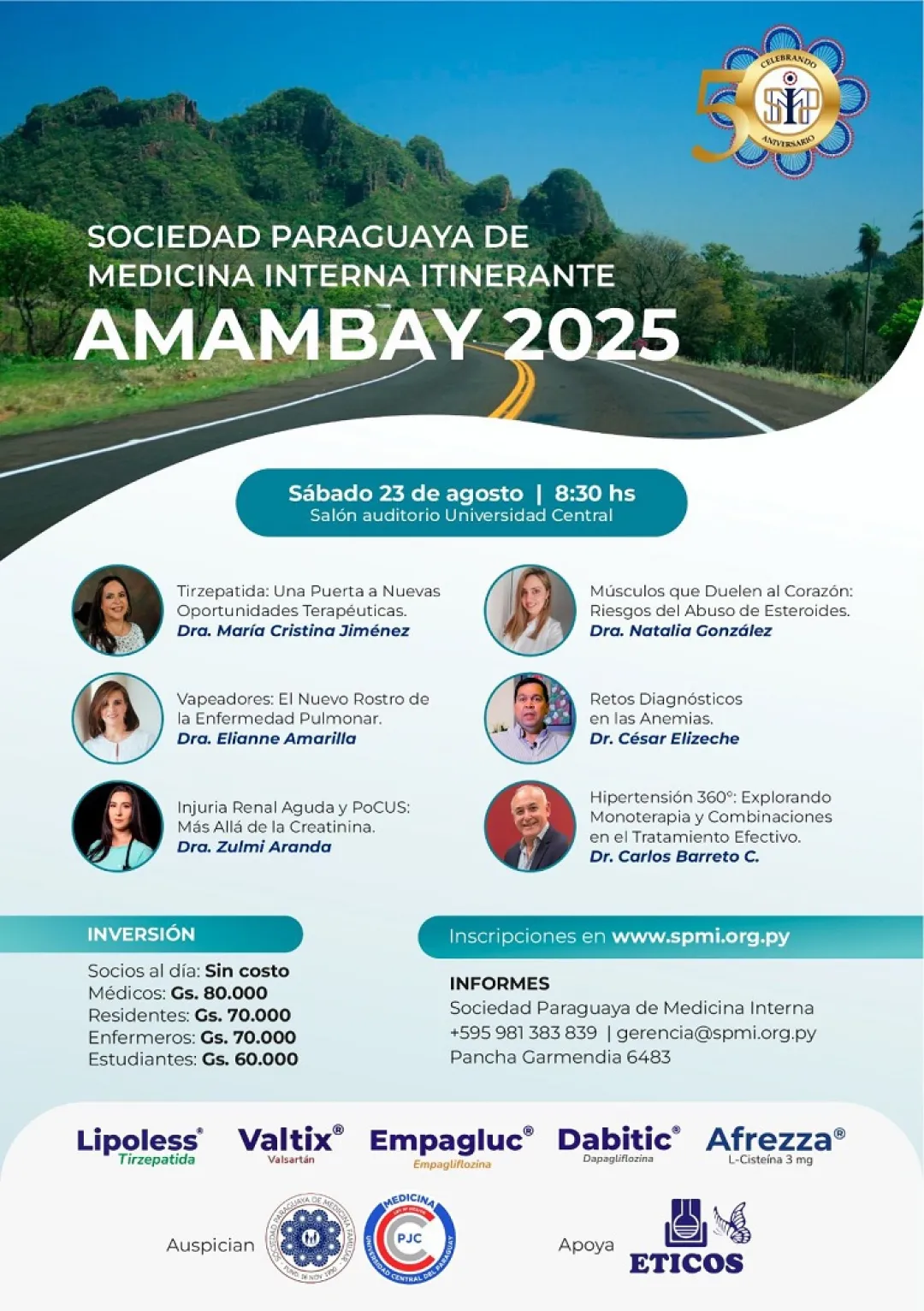 UCP de Pedro Juan organiza el Congreso de Medicina Interna