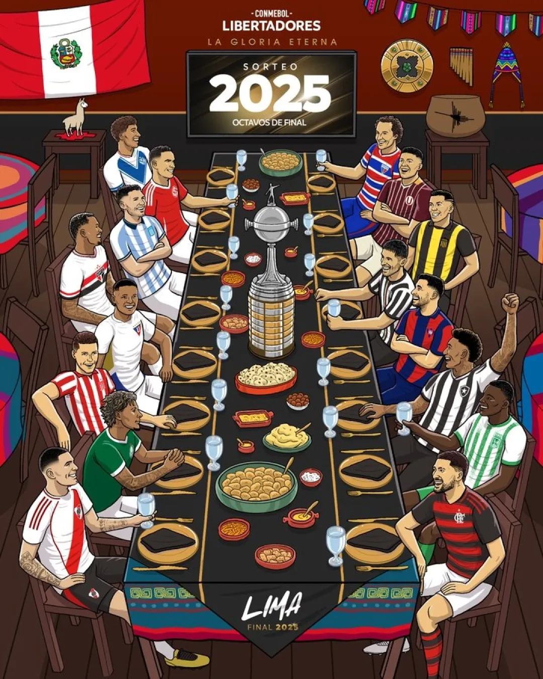 Libertad y Cerro Porteño conocerán su "suerte" en la Copa Libertadores 2025