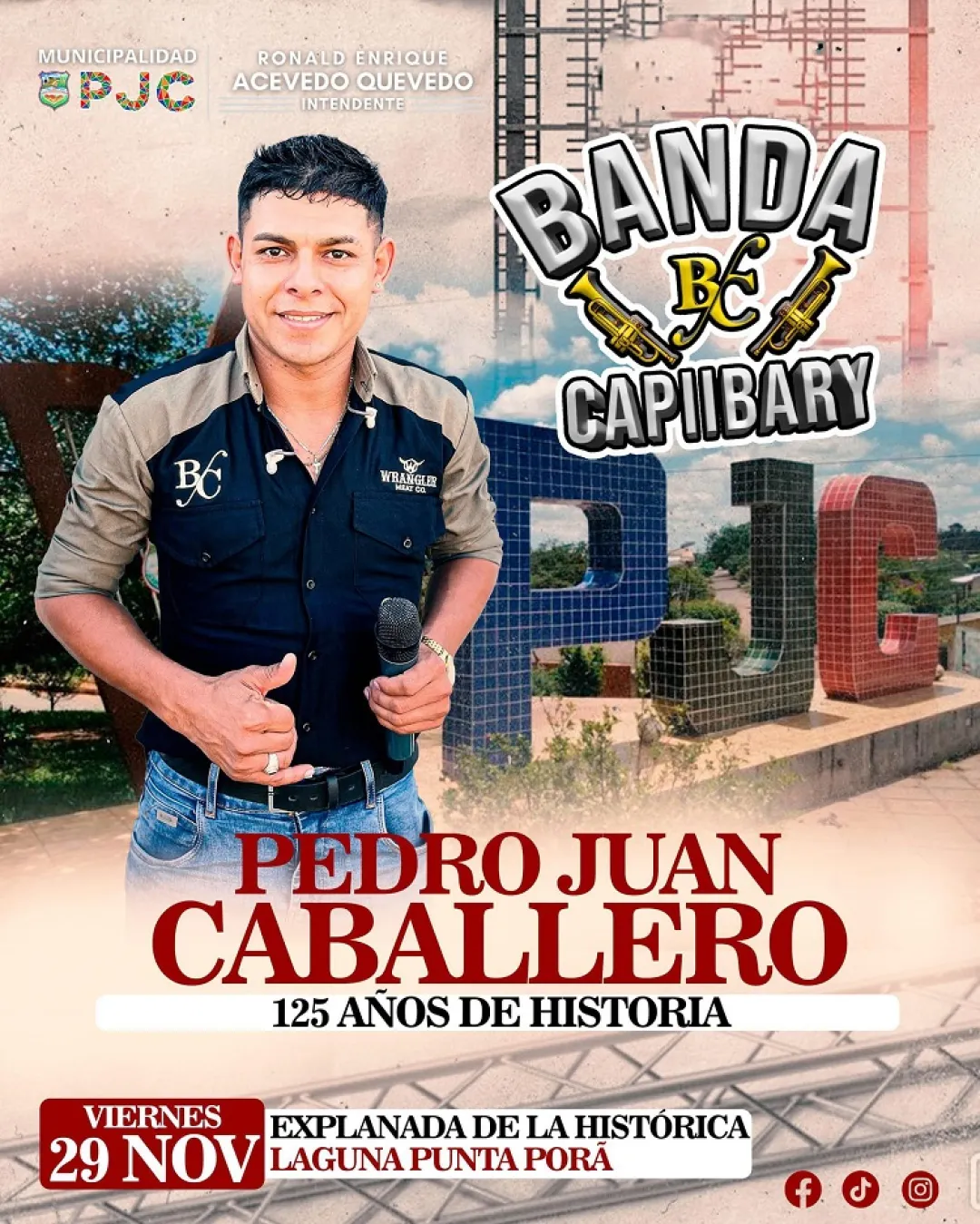 Con interesantes atractivos prosigue esta noche el programa de festejos por el 125 aniversario de nuestra ciudad