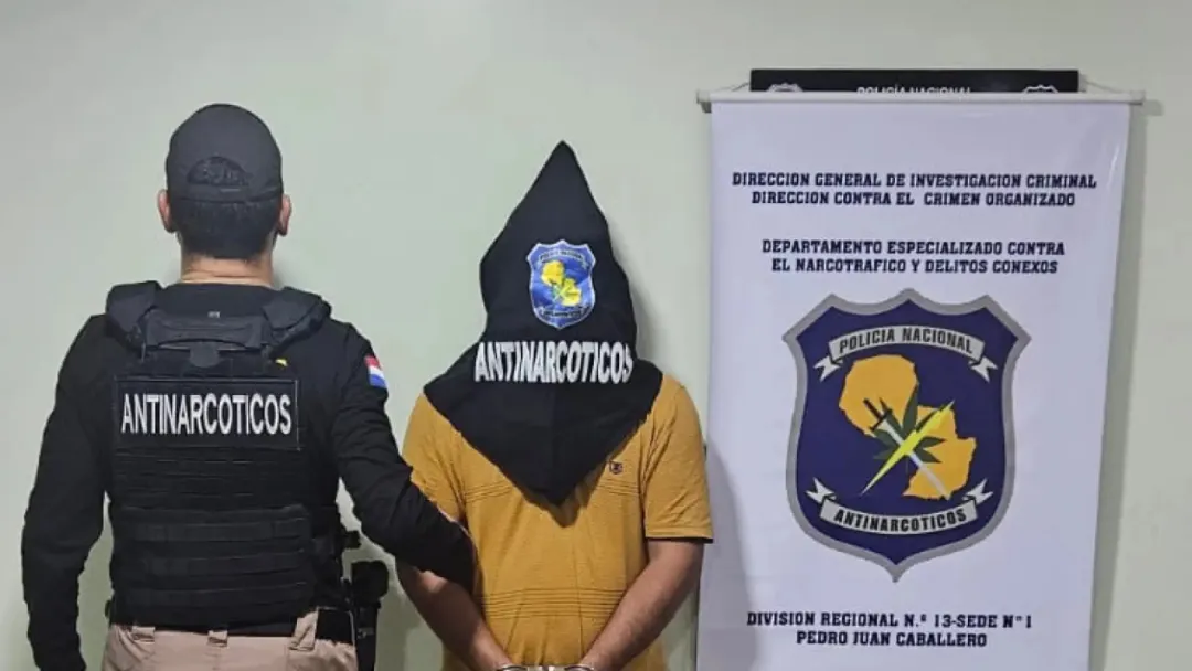 Incautan armas y detienen a presunto microtraficante en Amambay