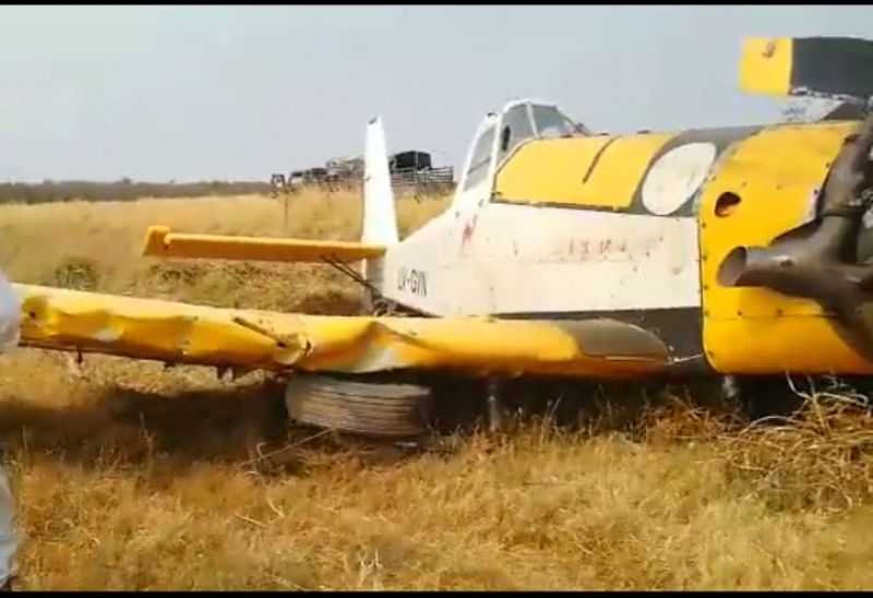 Avin hidrante se vino al suelo al intentar despegar en Fuerte Olimpo
