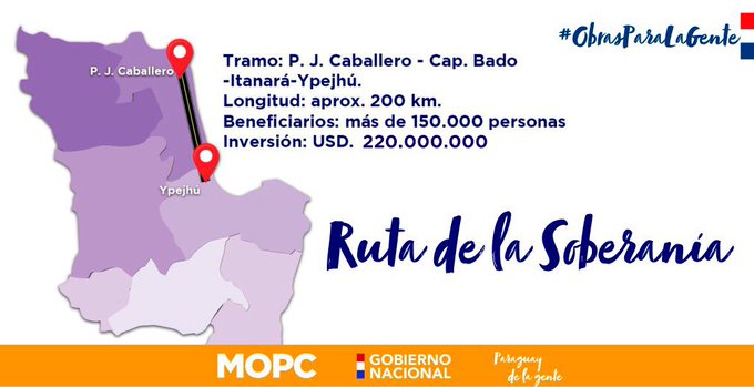 Senado aprueba préstamo para la “Ruta de la Soberanía”, un proyecto con decisivo empuje de los Acevedo
