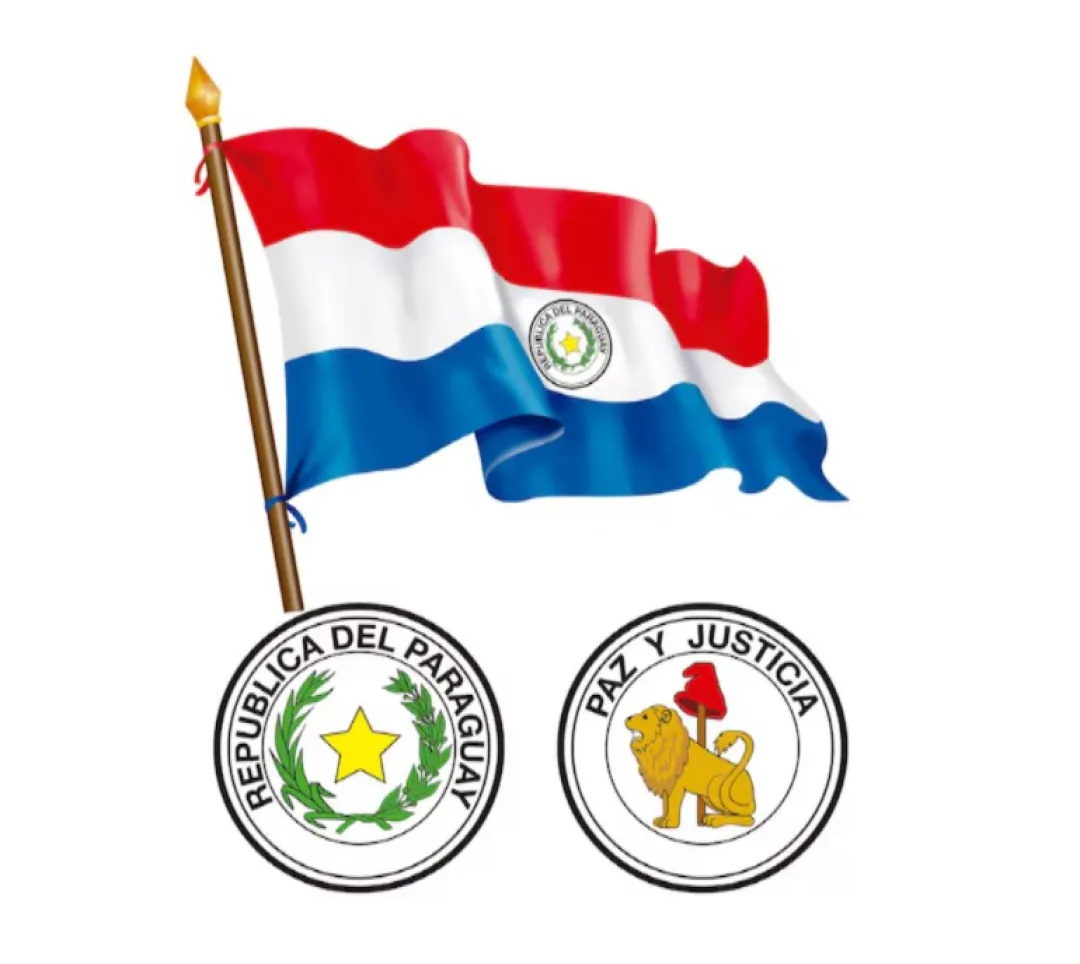 Hoy  se recuerda el Día de la Bandera paraguaya, cuyo diseño fue adoptado hace 171años
