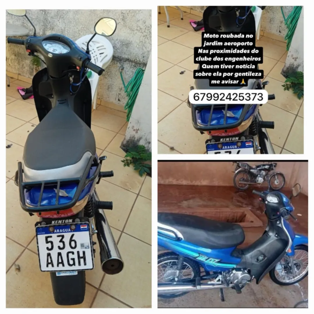 Ponta Pora: Falsos entregadores  roban moto a un joven en Jardín Aeropuerto