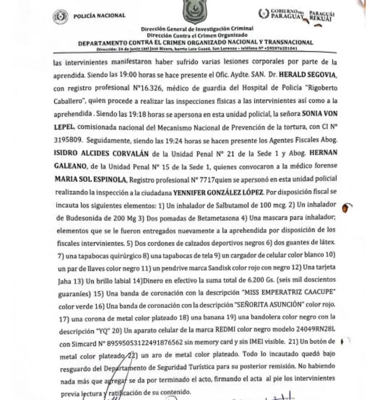 Brillo labial, cordones y banana: Las desopilantes incautaciones a detenidos de la Generación Z
