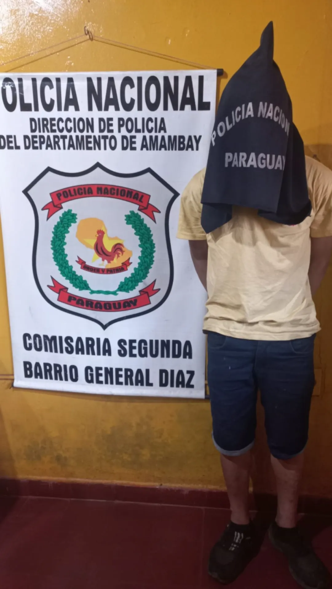 Agentes de la Comisaria Segunda aprehenden a supuesto ladrón de motos