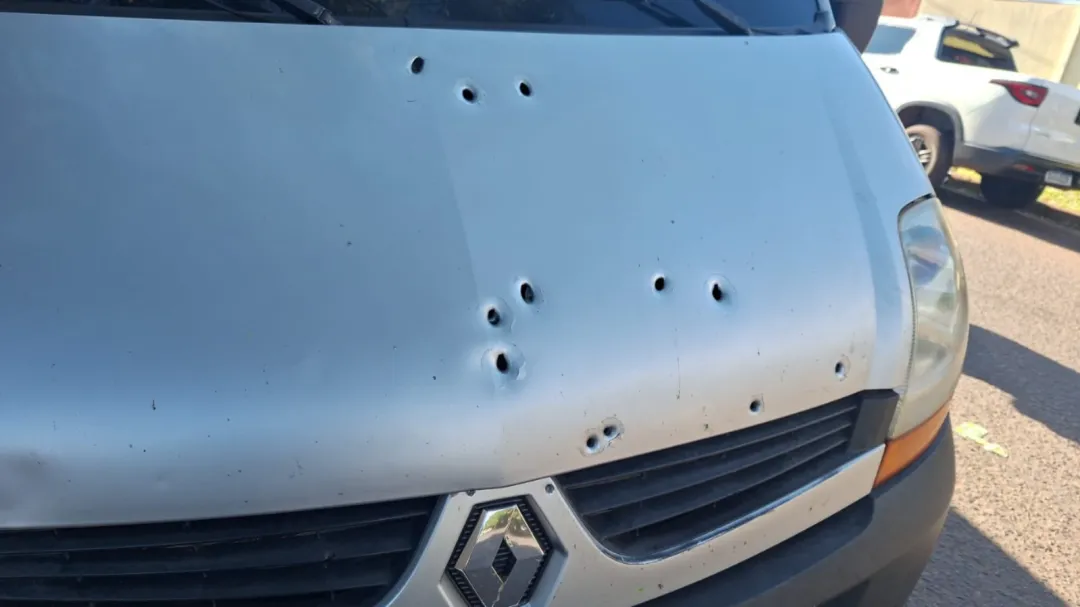 Disparan contra Furgoneta de sacoleiros en pleno centro de nuestra ciudad