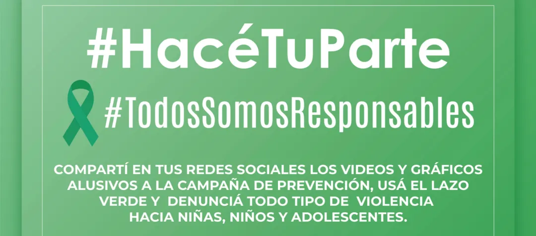 En Radio AMAMBAY nos ponemos el “lazo verde” por el día nacional de lucha contra el abuso de niñas, niños y adolescentes