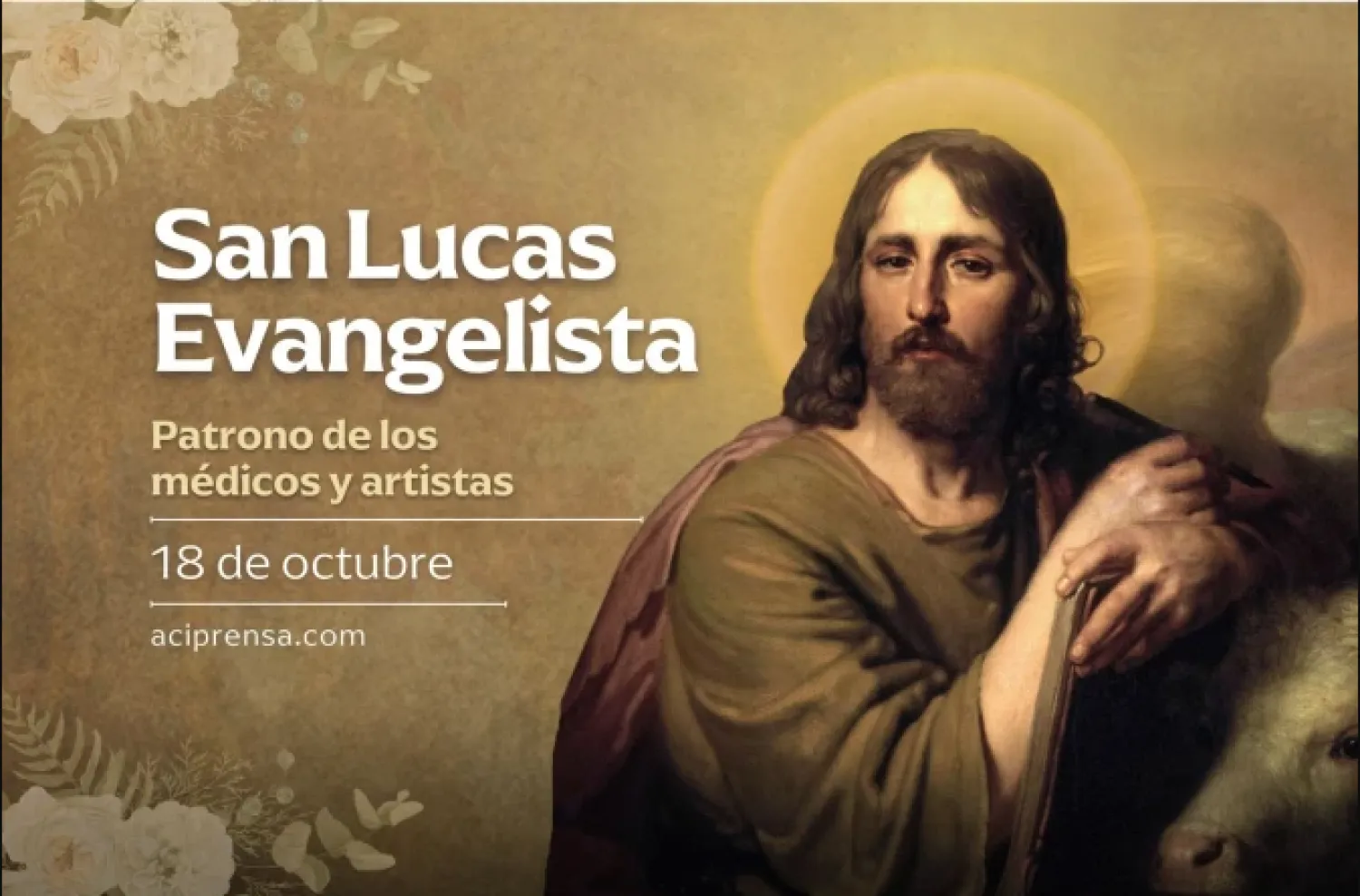 Hoy celebramos a San Lucas Evangelista, patrono de los médicos y artistas