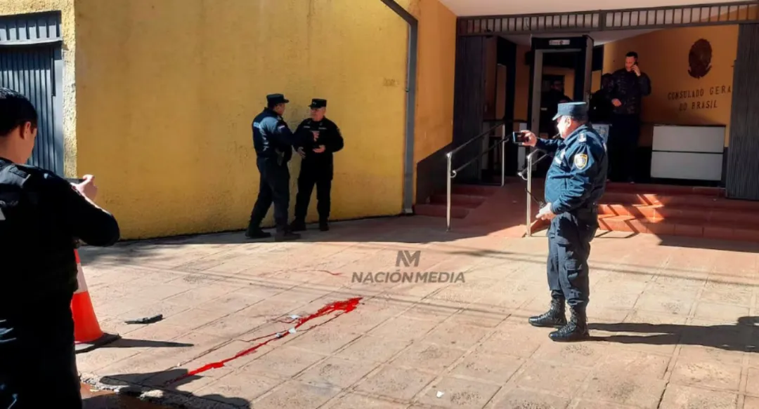 Autor de disparos a consulado brasileño tiene causas por amenaza y tenencia de arma