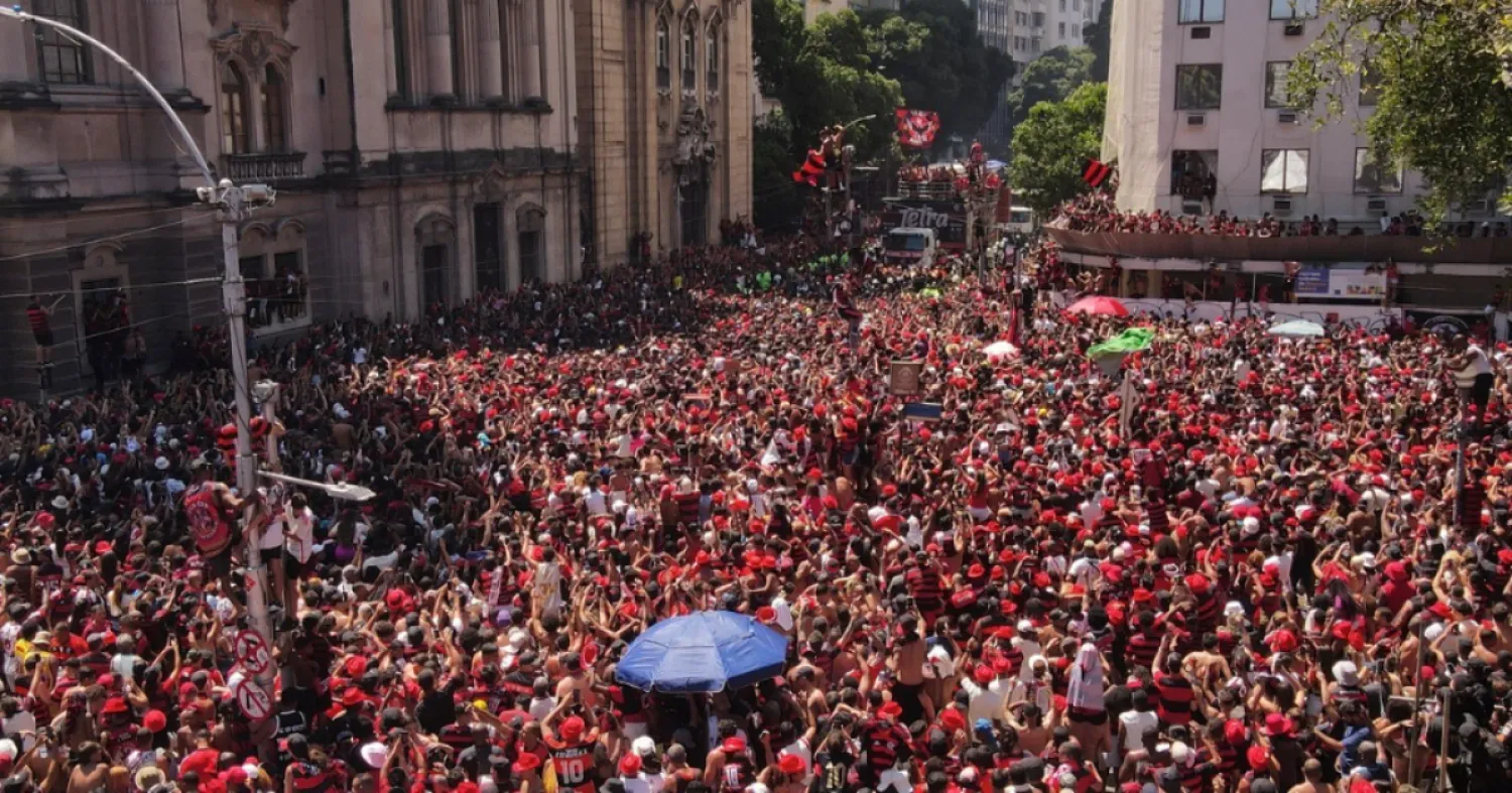 Locura  en Río de Janeiro con la fiesta de Flamengo campeón