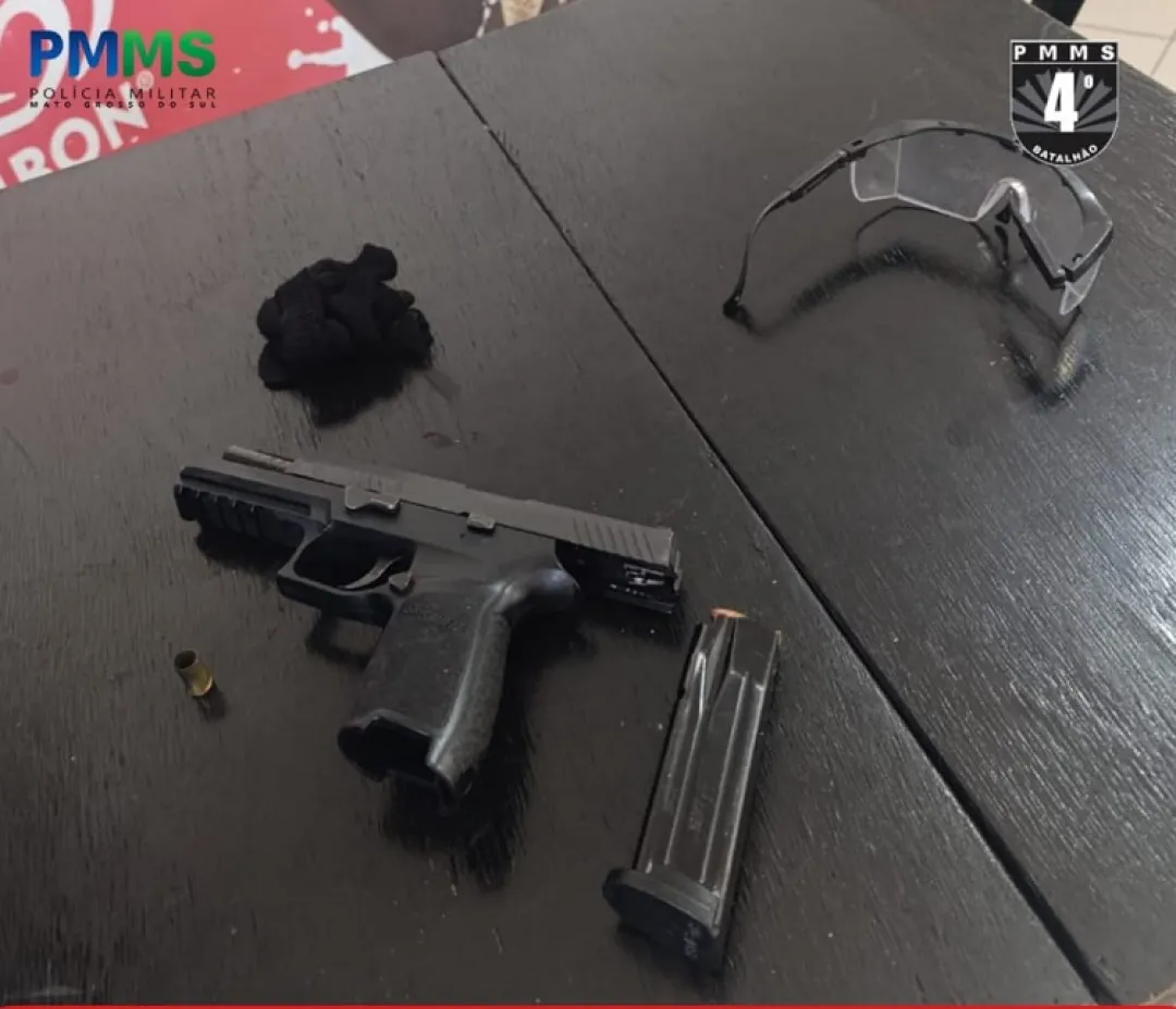 Robo en gasolinera termina con arresto de autor e incautación de arma de fuego en Ponta Porã