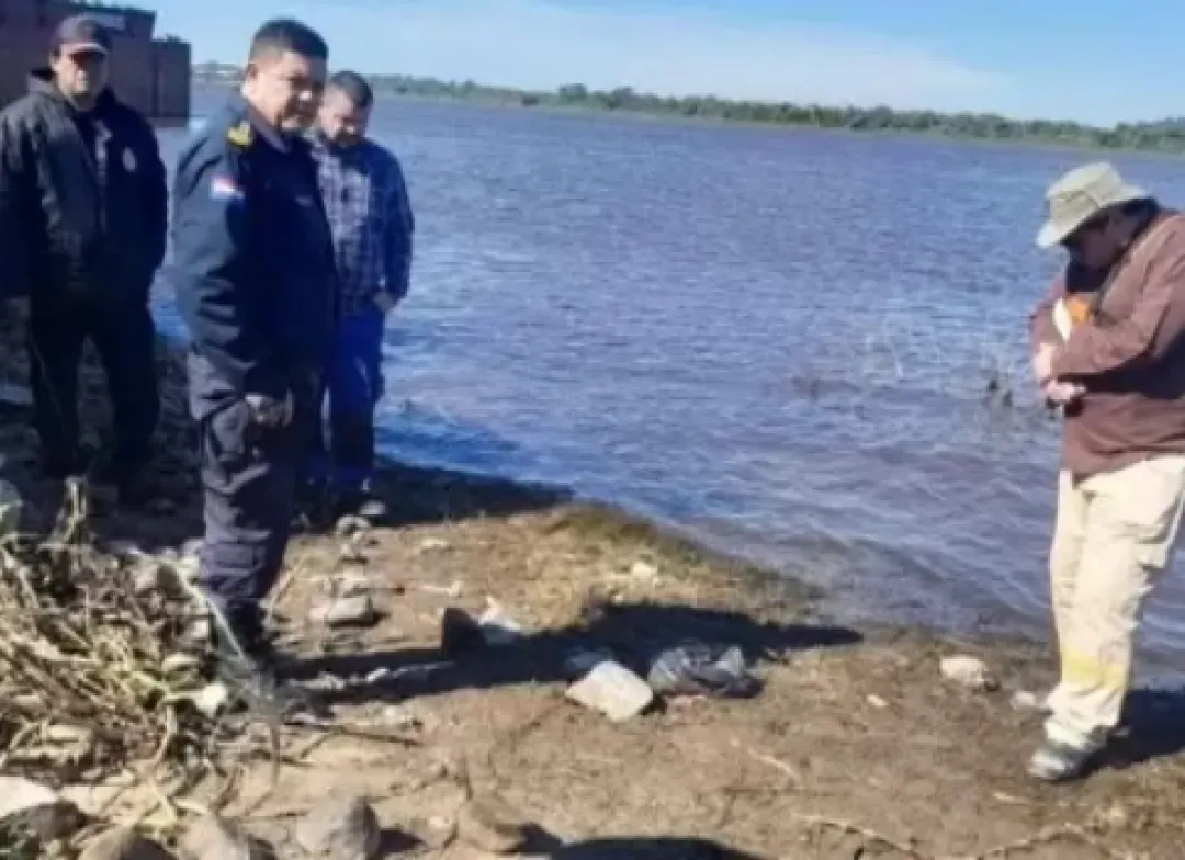 Bebita hallada a orillas del río Paraguay fue estrangulada