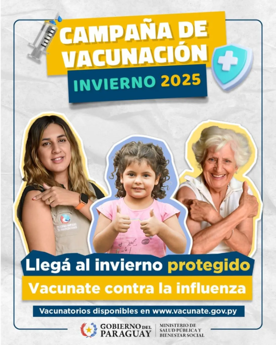 Salud da inicio a vacunación contra influenza 2025