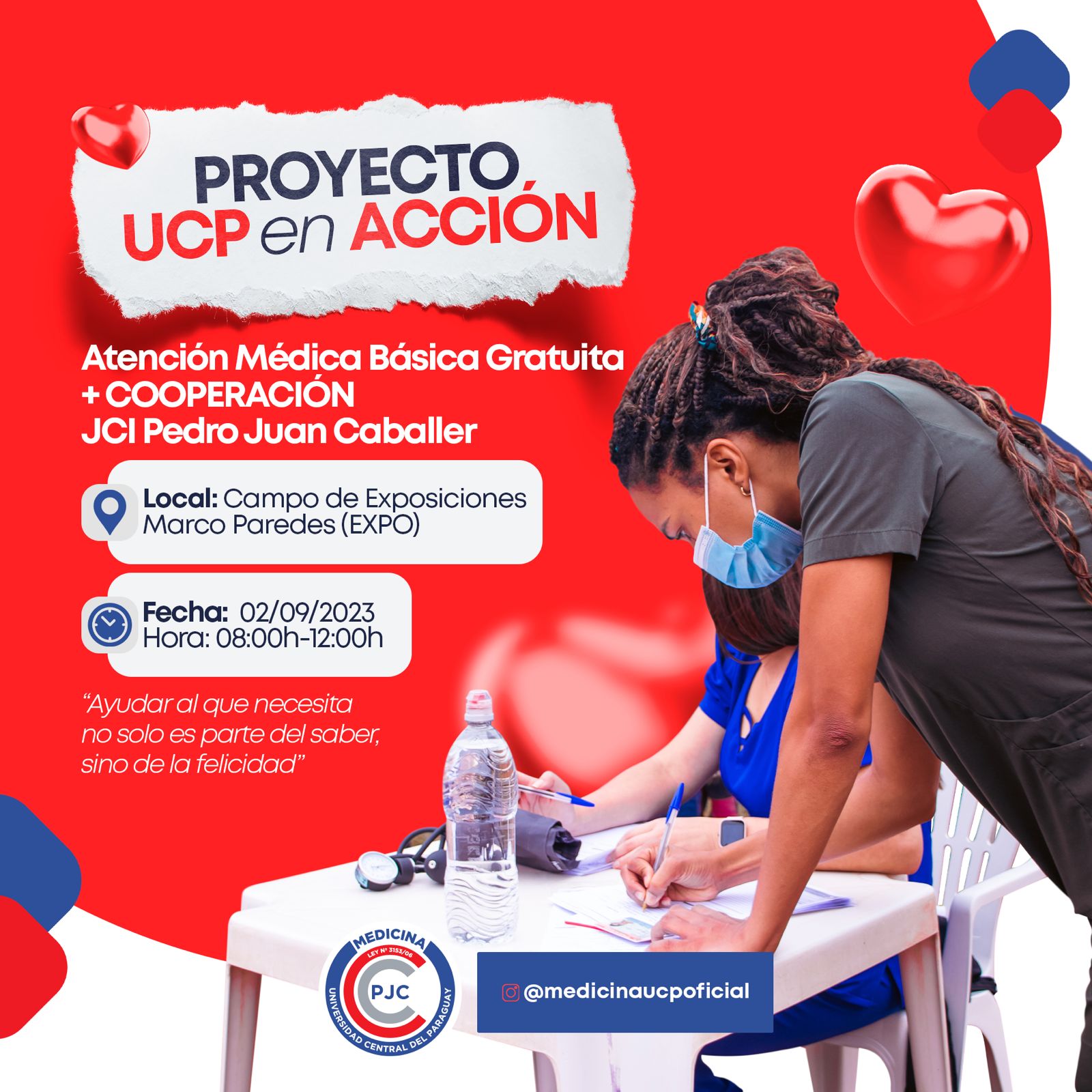 Proyecto UCP en Acción estará hoy sábado en el campo de exposiciones de la ARP