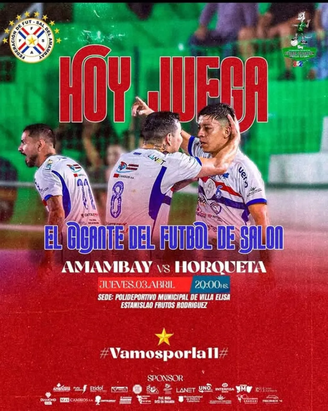 FUTBOL DE SALON: Amambay enfrenta esta noche a Horqueta por la primera fecha del cuadrangular final
