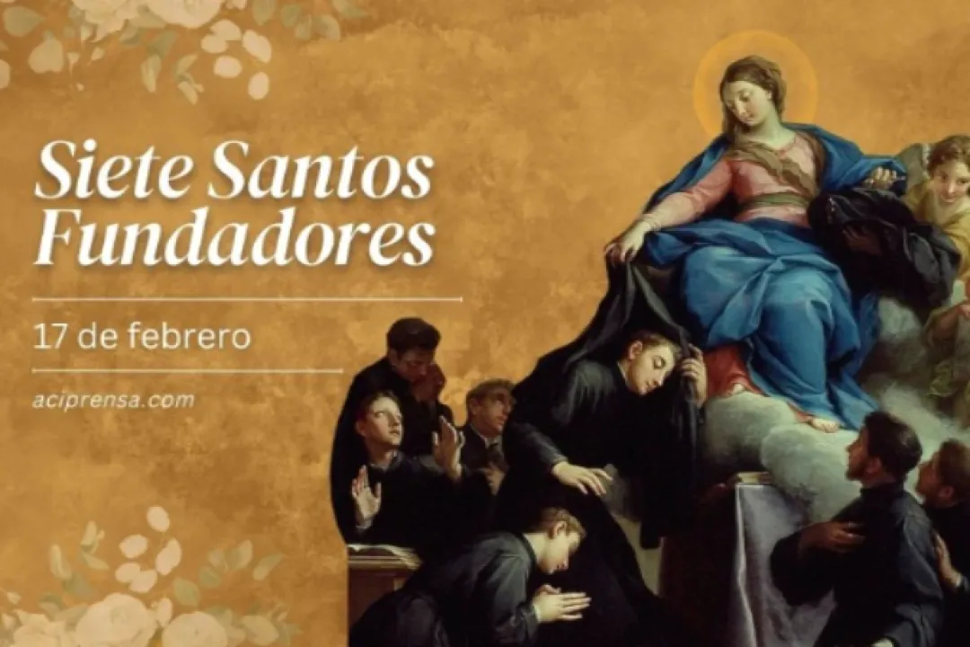 Hoy17 de febrero, celebramos a los Siete Santos Fundadores de la Orden de los Siervos de María