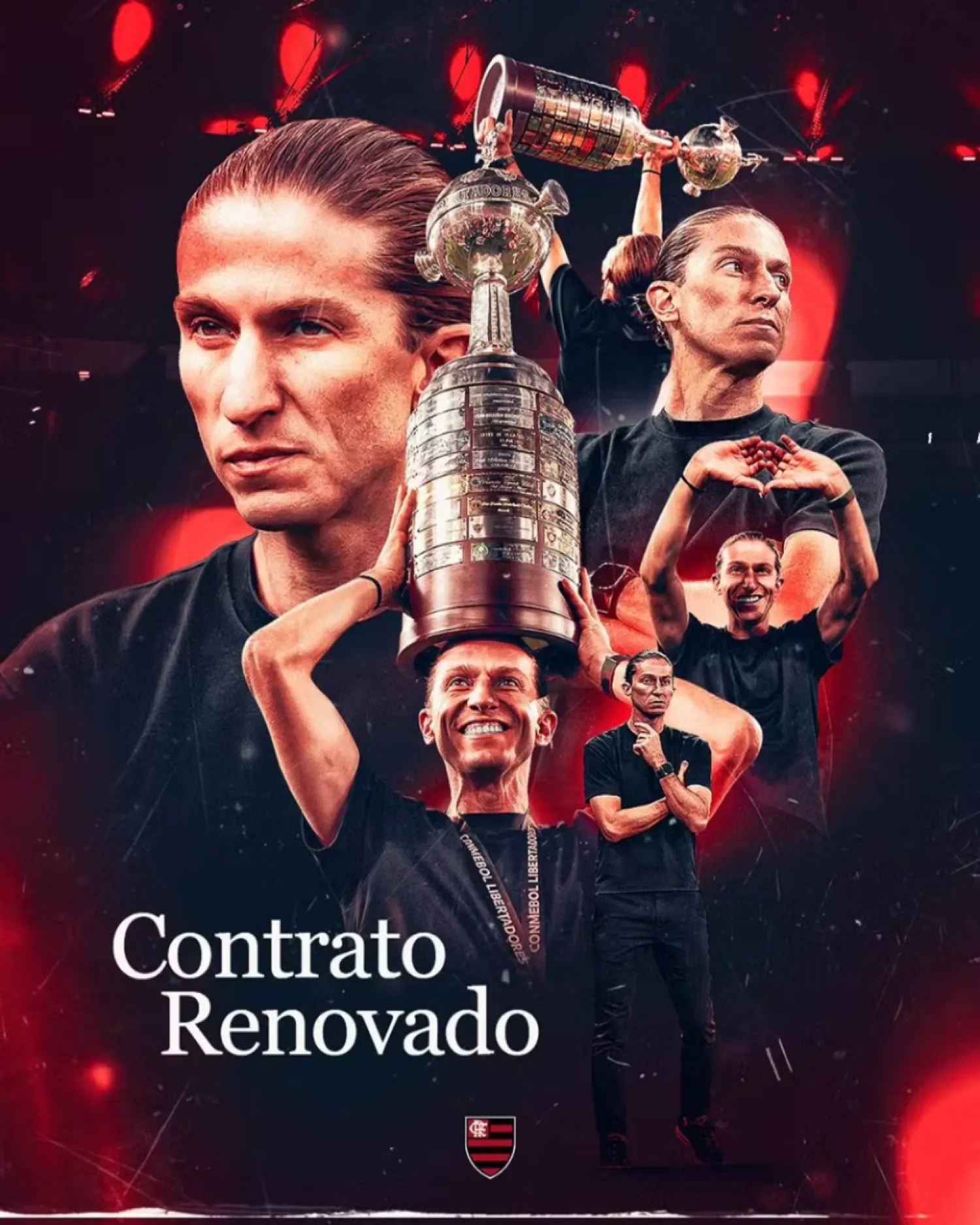 Flamengo anuncia la renovación del entrenador Filipe Luís