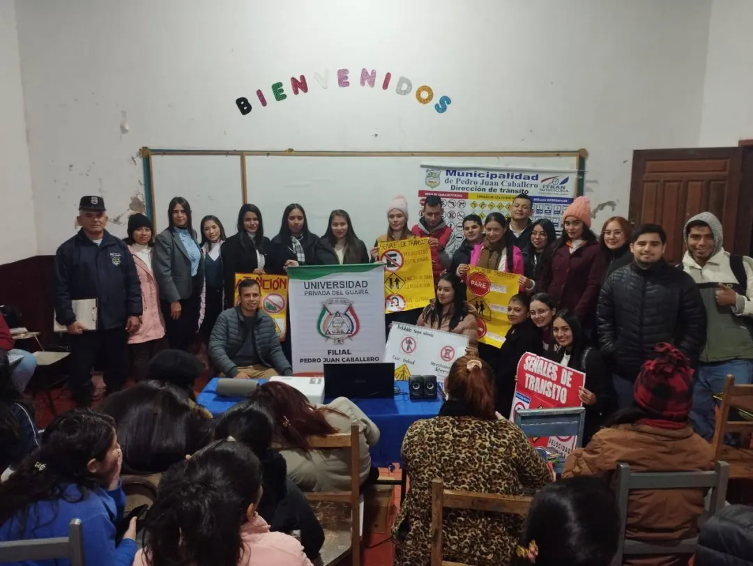 Agentes de transito de nuestra ciudad dan charlas educativas en instituciones educativas