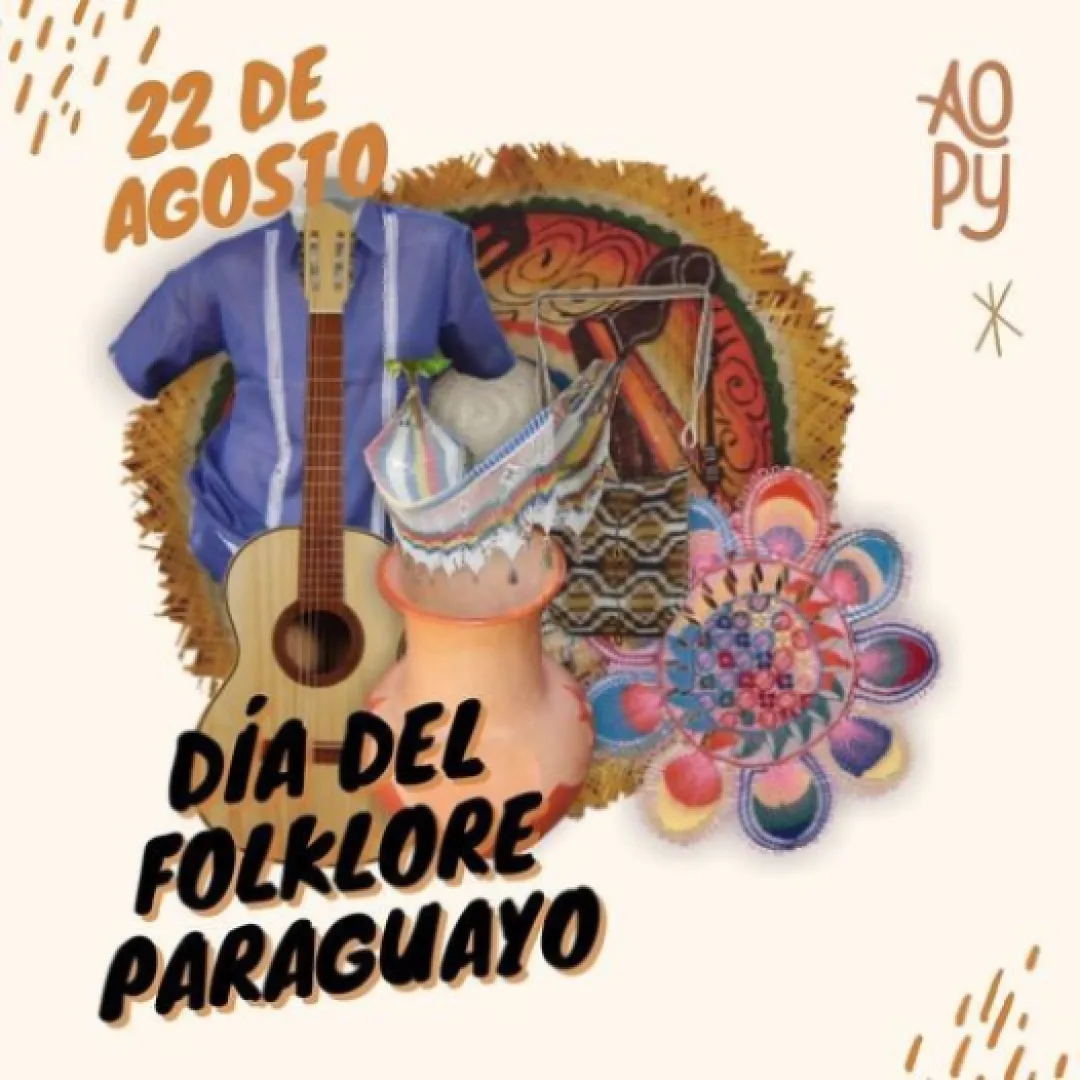 Hoy  recordamos el día del folklore paraguayo, donde resalta nuestra identidad