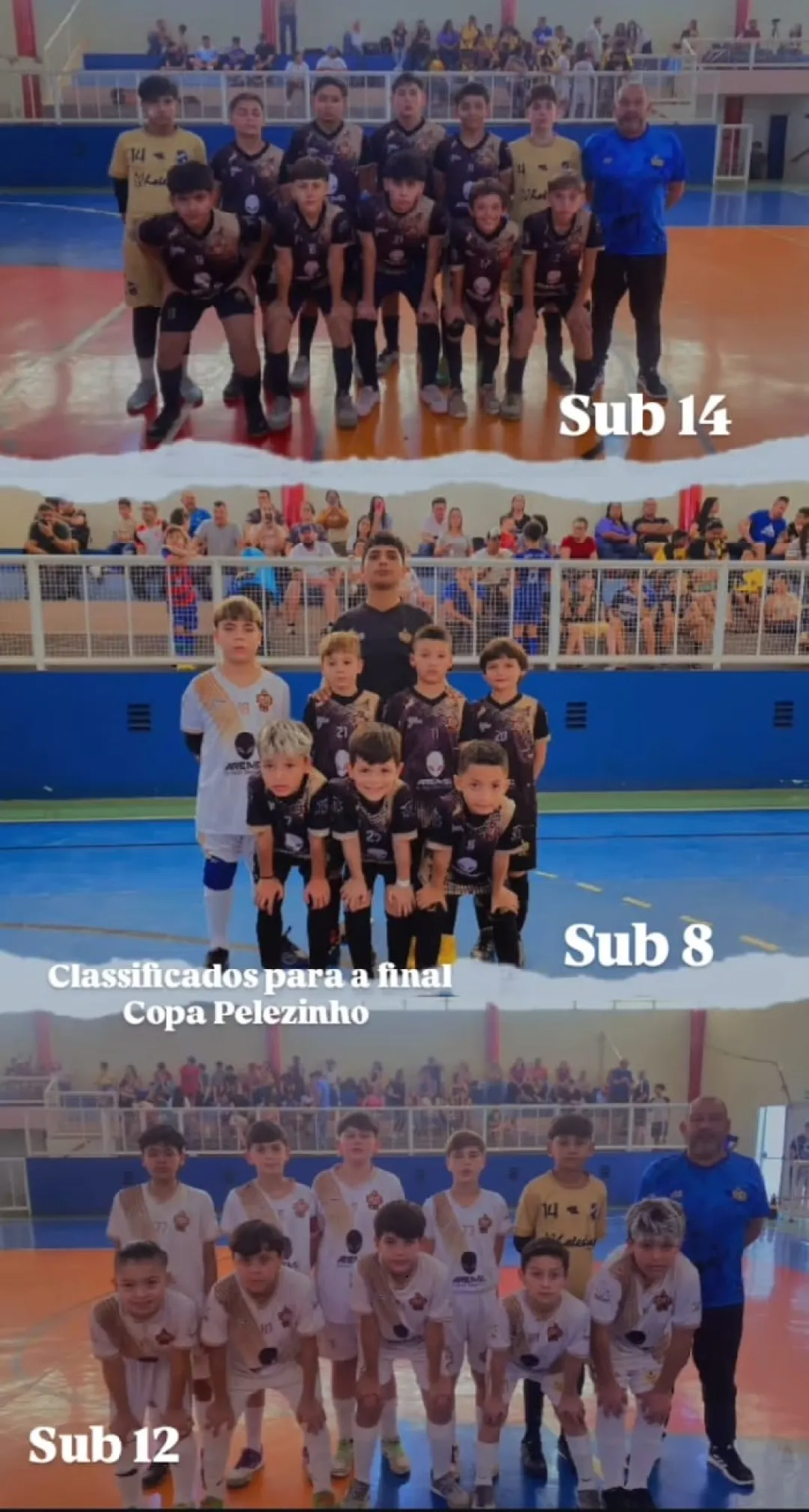 Titãs de Ponta Porã dominan las semifinales de la Copa Pelezinho de Futsal en Campo Grande