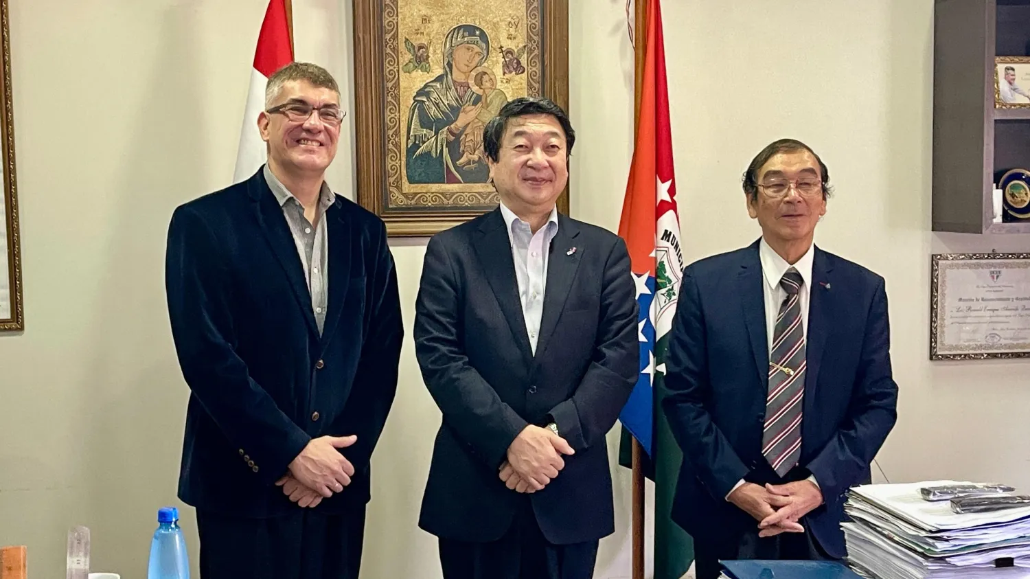 Intendente Municipal de nuestra ciudad recibe a embajador de Japón