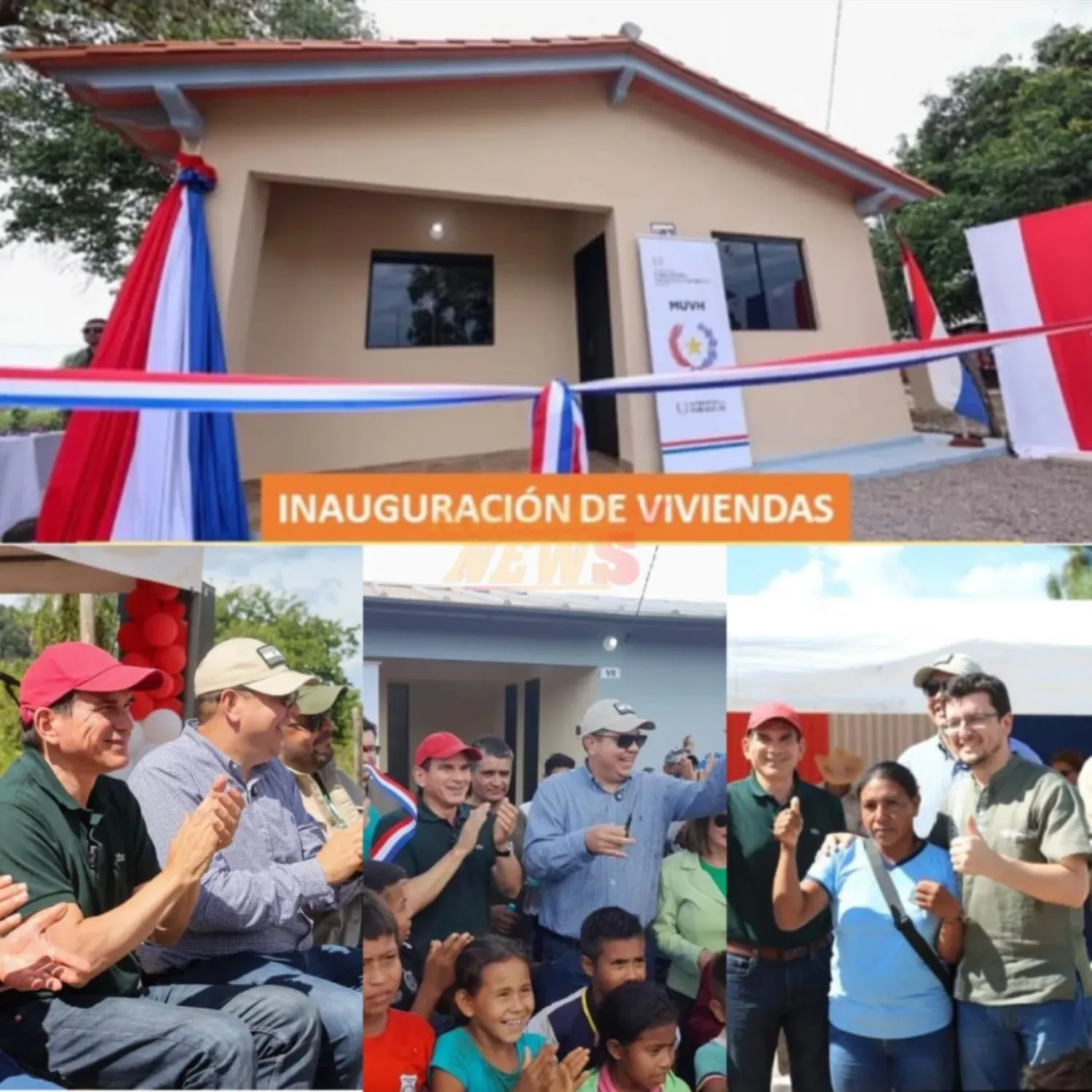 Ministro Baruja entrega viviendas sólo con “colorados” y no invita a intendente y concejales de Pedro Juan Caballero