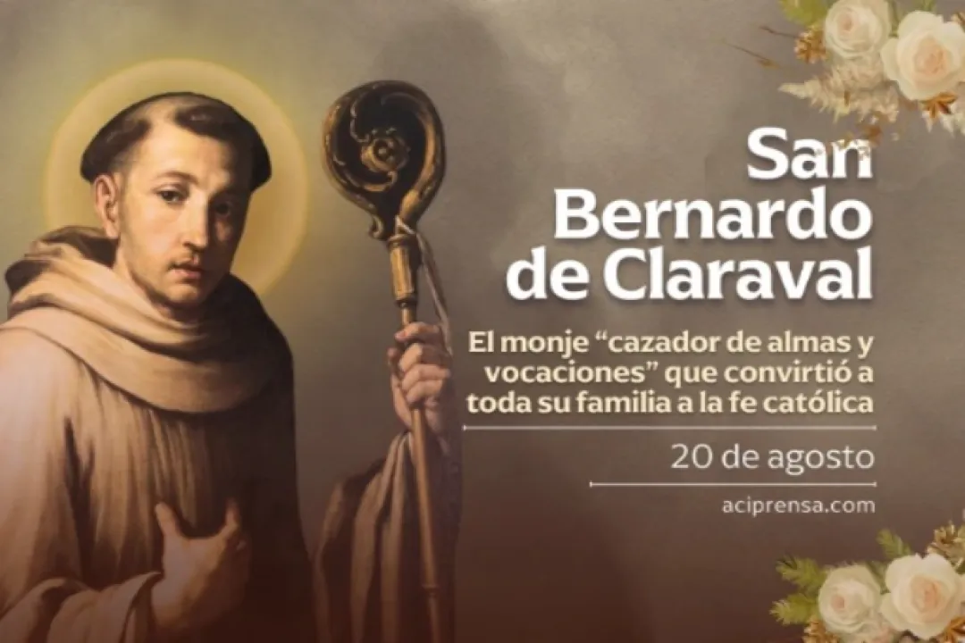 Hoy celebramos a San Bernardo de Claraval, el santo que convirtió a toda su familia