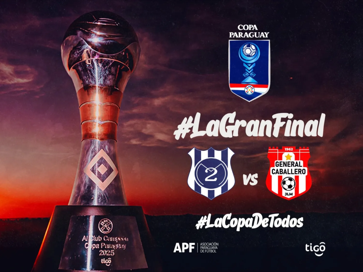 La sede de la Gran Final de la Copa Paraguay 2025 se definirá por sorteo este viernes 7 de noviembre al mediodía