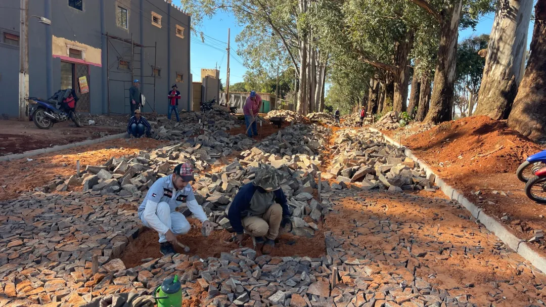 Siguen los trabajos de Obras de parte de la comuna local