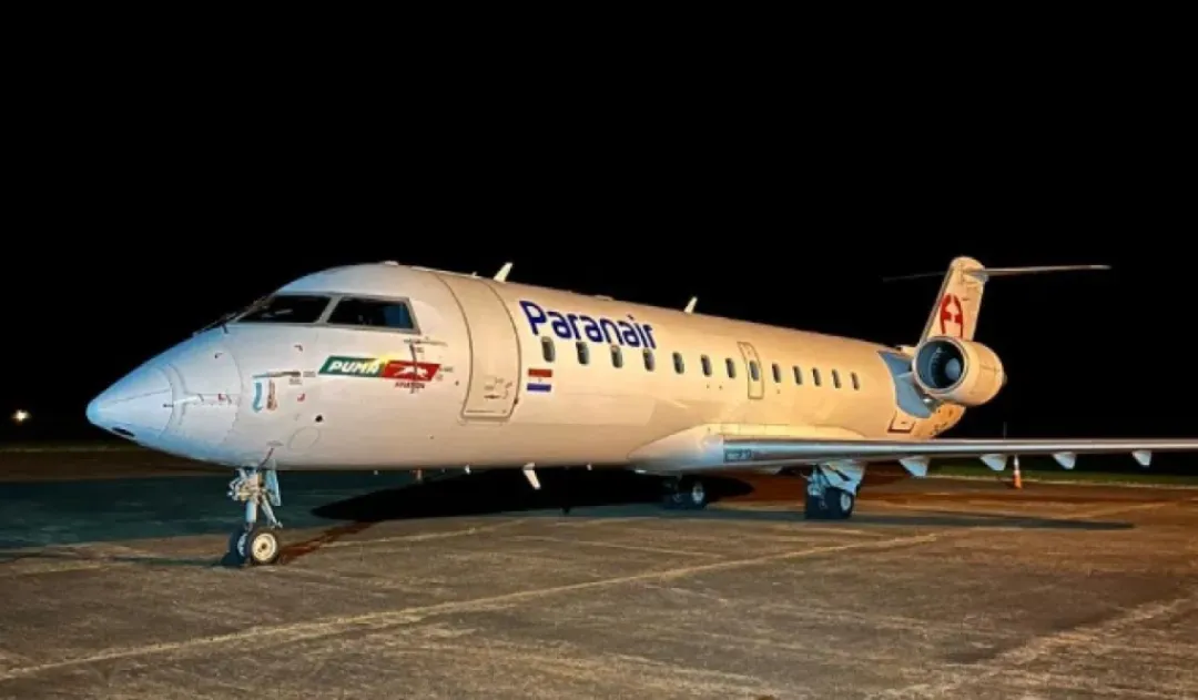 Avión con 28 pasajeros aterriza de emergencia en Pedro Juan Caballero debido a la tormenta