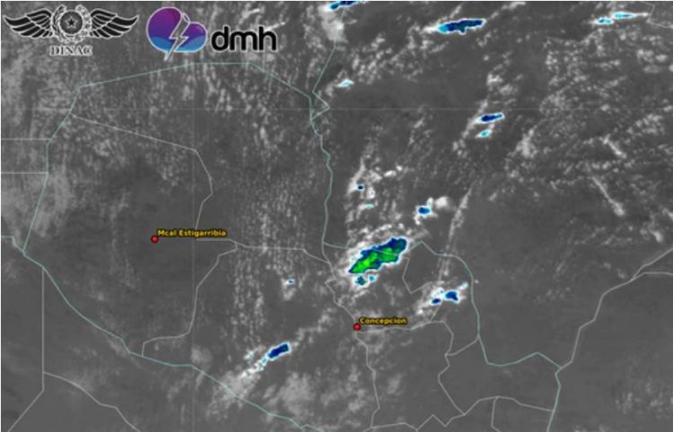Emiten alerta meteorolgica para Amambay y Concepcin