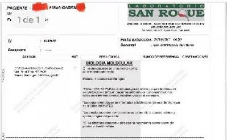Saltan casos de resultados de test COVID adulterados: avivados buscan viajar o faltar al trabajo