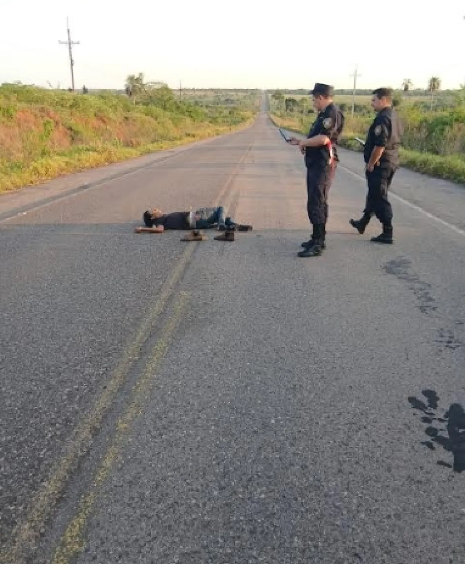 Encuentran a un hombre sin vida sobre la ruta 08 “Blas Garay”, camino a Bella Vista Norte.