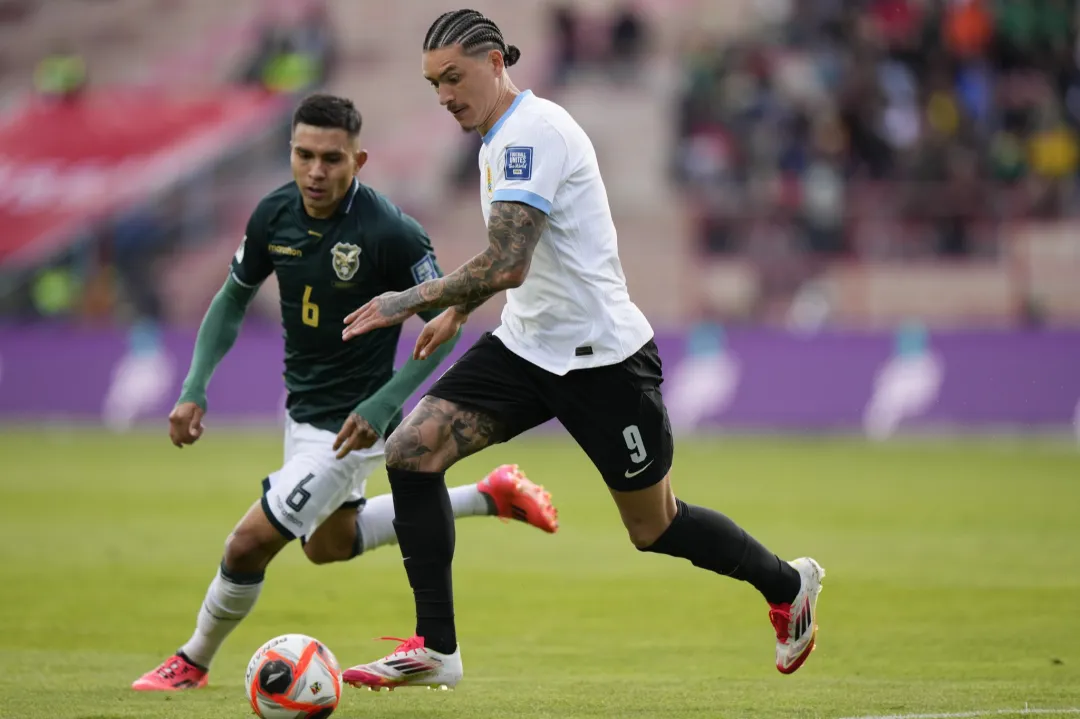 Uruguay saca un empate en la altura ante Bolivia