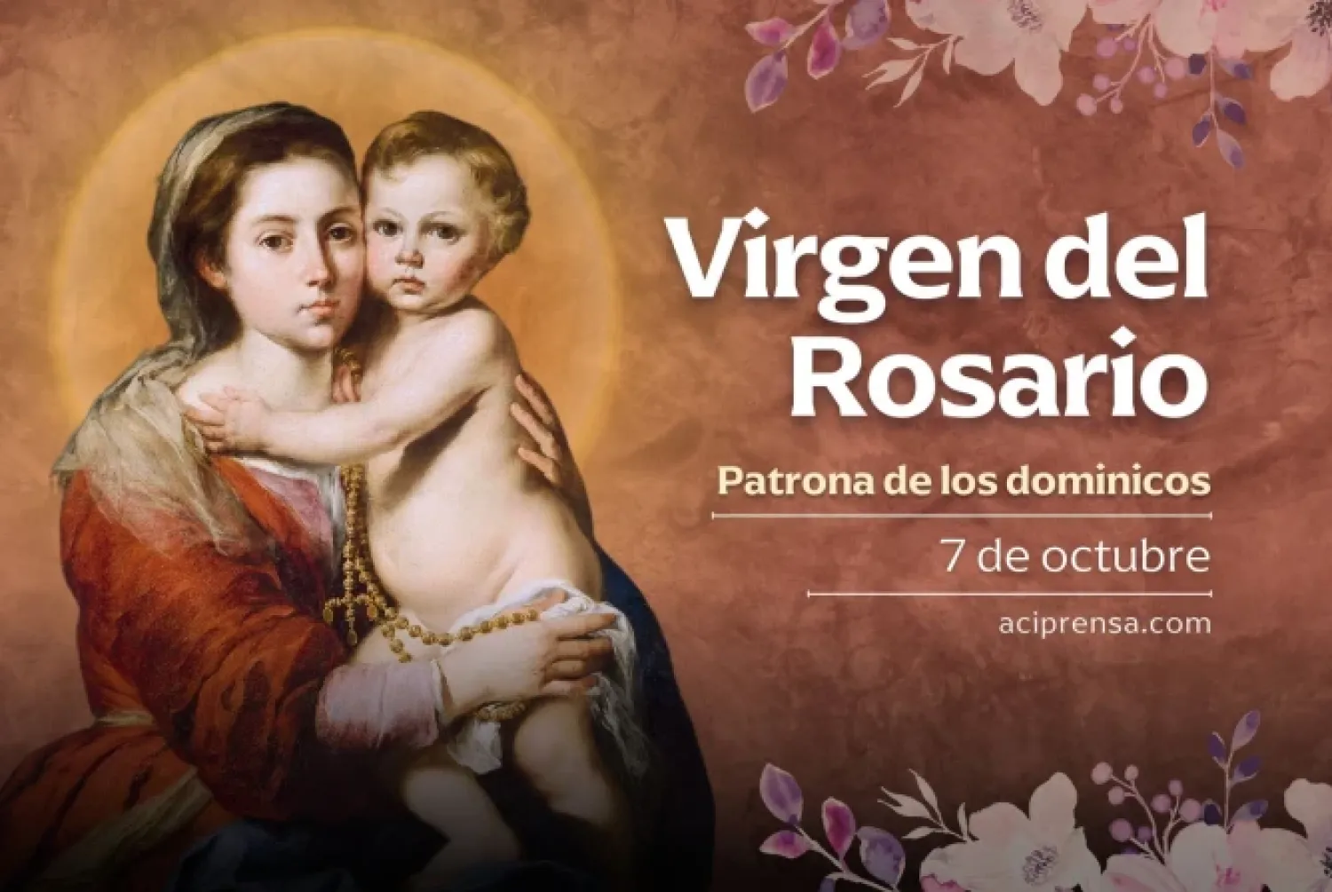 Hoy celebramos la fiesta de la Virgen del Rosario, vencedora del Maligno y sus artimañas