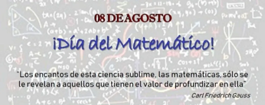 Hoy recordamos el día nacional del matemático