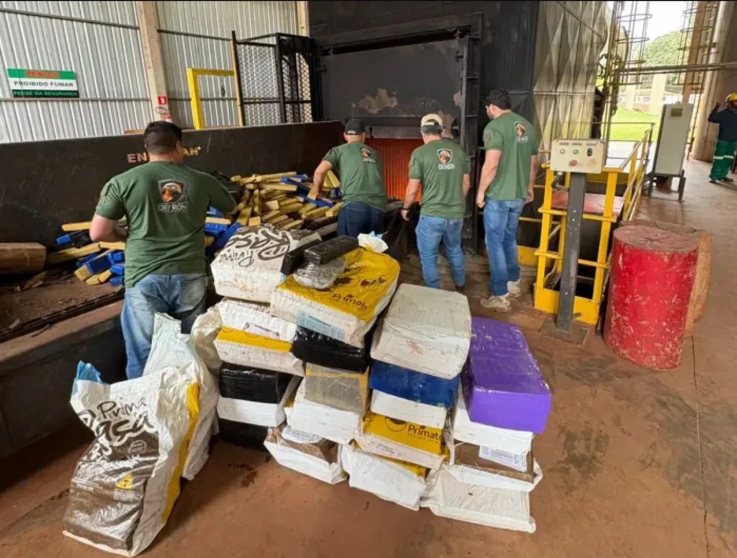 La Policía Civil incinera 11,5 toneladas de droga en Ponta Porã
