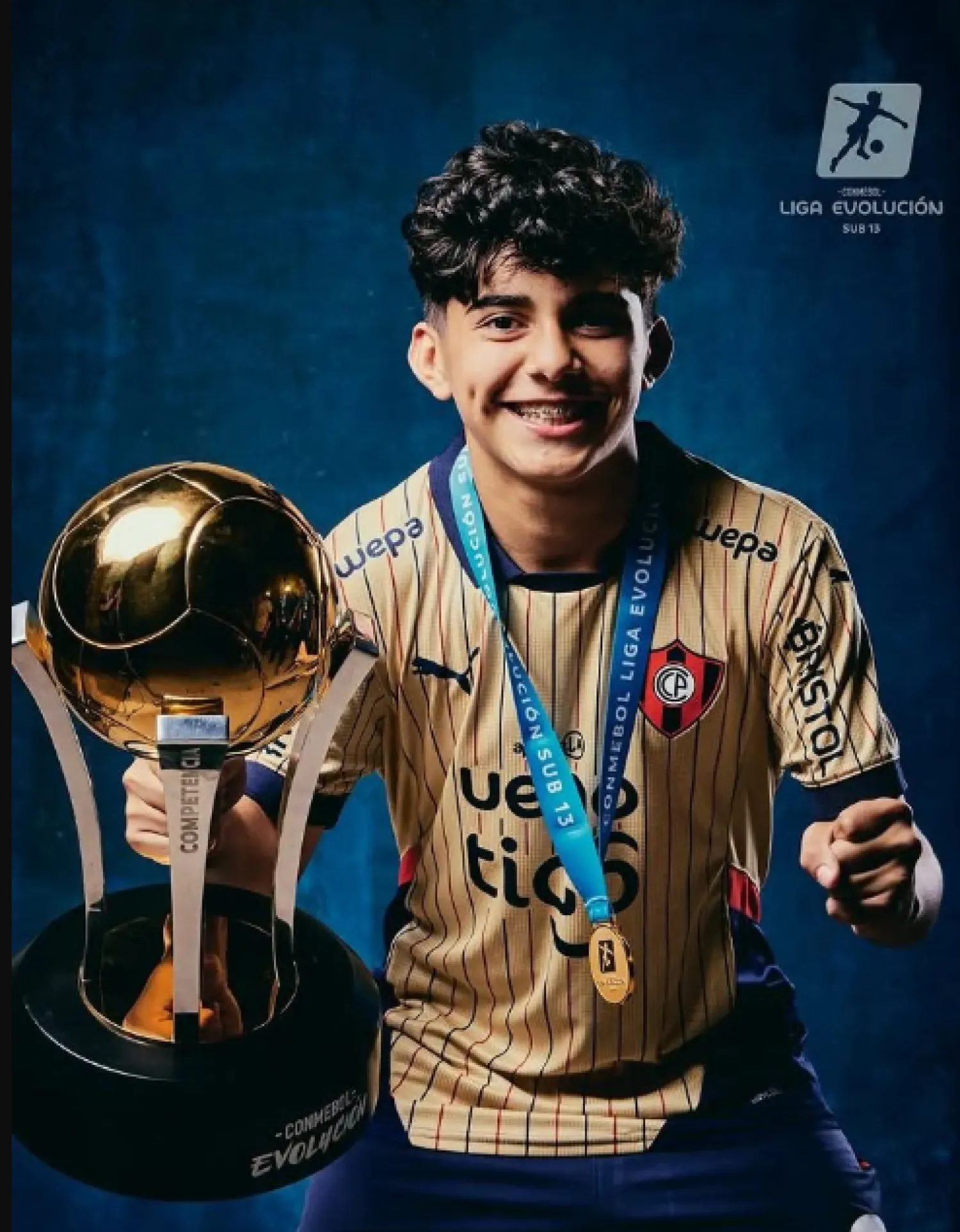 Joven promesa del fútbol: Lucas Resquín Soto, campeón Sub 13 con Cerro Porteño