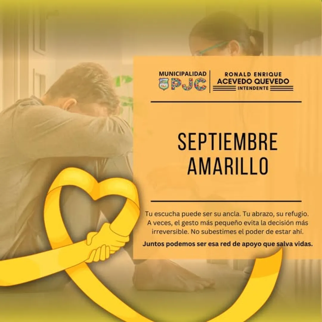 Municipalidad local se une al "Día Mundial para la Prevención del Suicidio",